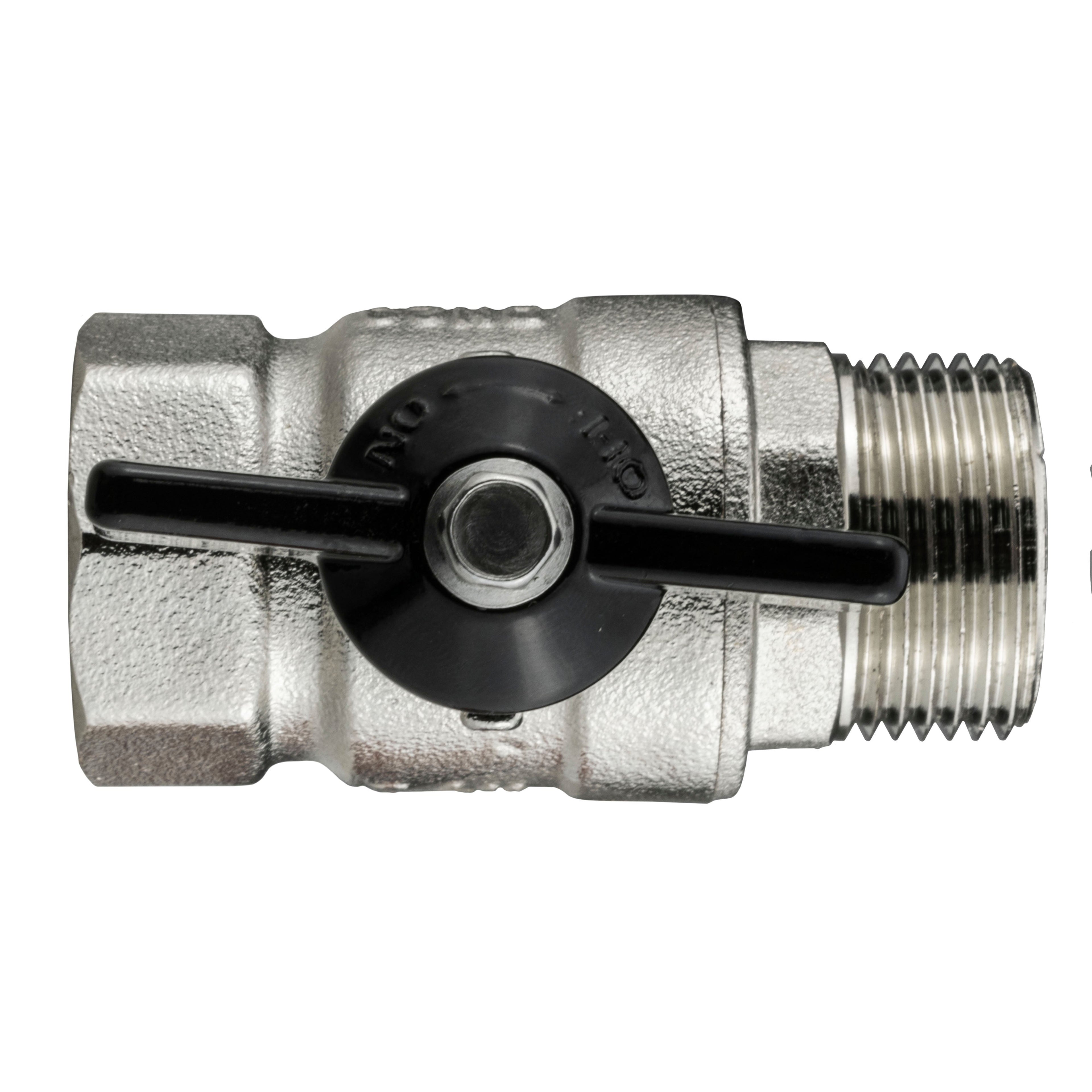 Wall Flange Kit 32mm MDPE + Bib Valve + Click Lock Male Lime