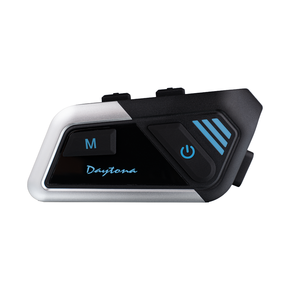 Daytona Helmets Motorcycle Bluetooth Headset - Motorcycle Communication System For All Types of Helmets - Solo