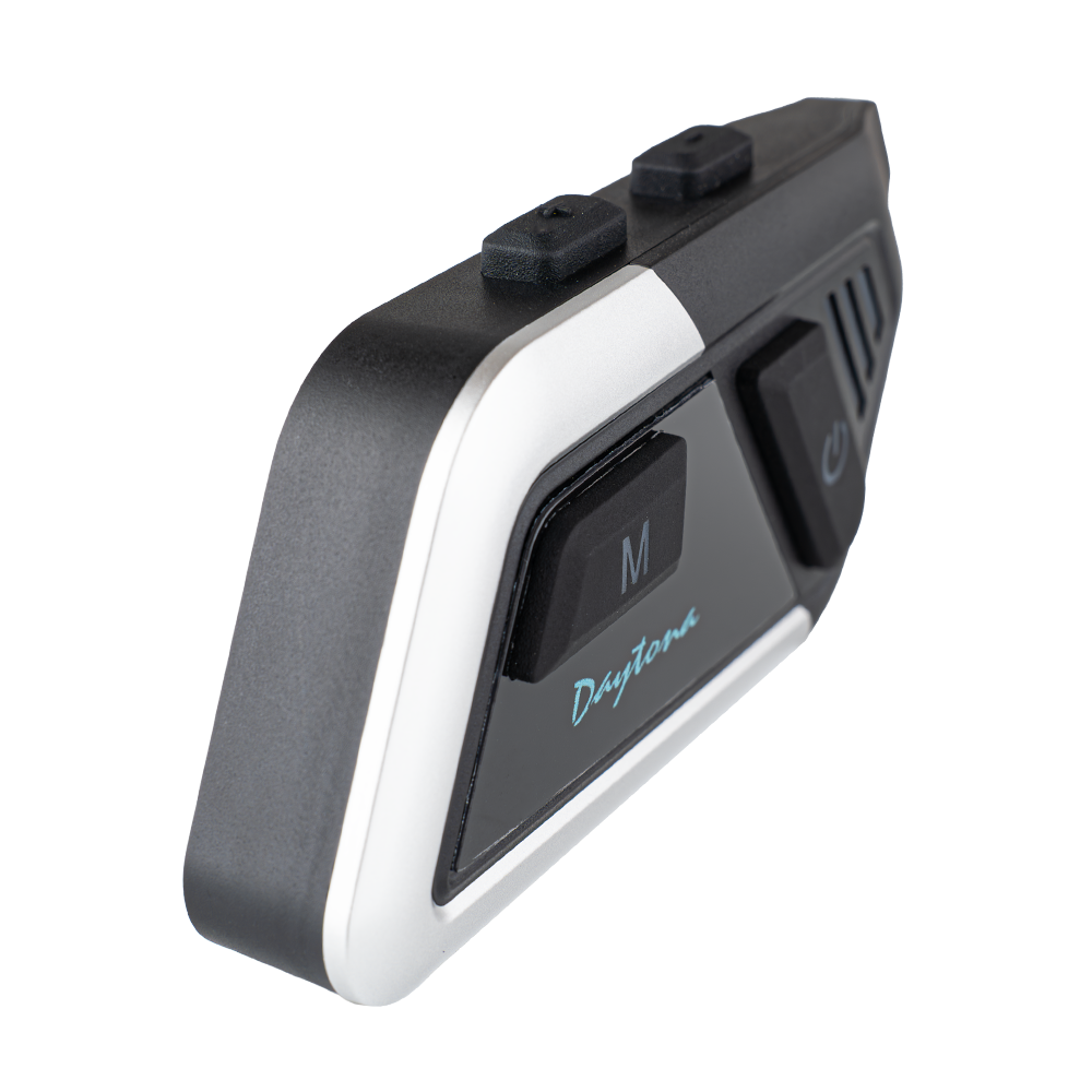 Daytona Helmets Motorcycle Bluetooth Headset - Motorcycle Communication System For All Types of Helmets - Solo
