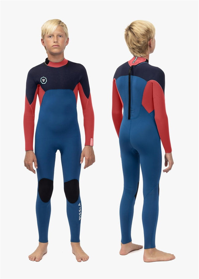 Vissla 7 Seas 4/3mm Jongens Back Zip Full Suit
