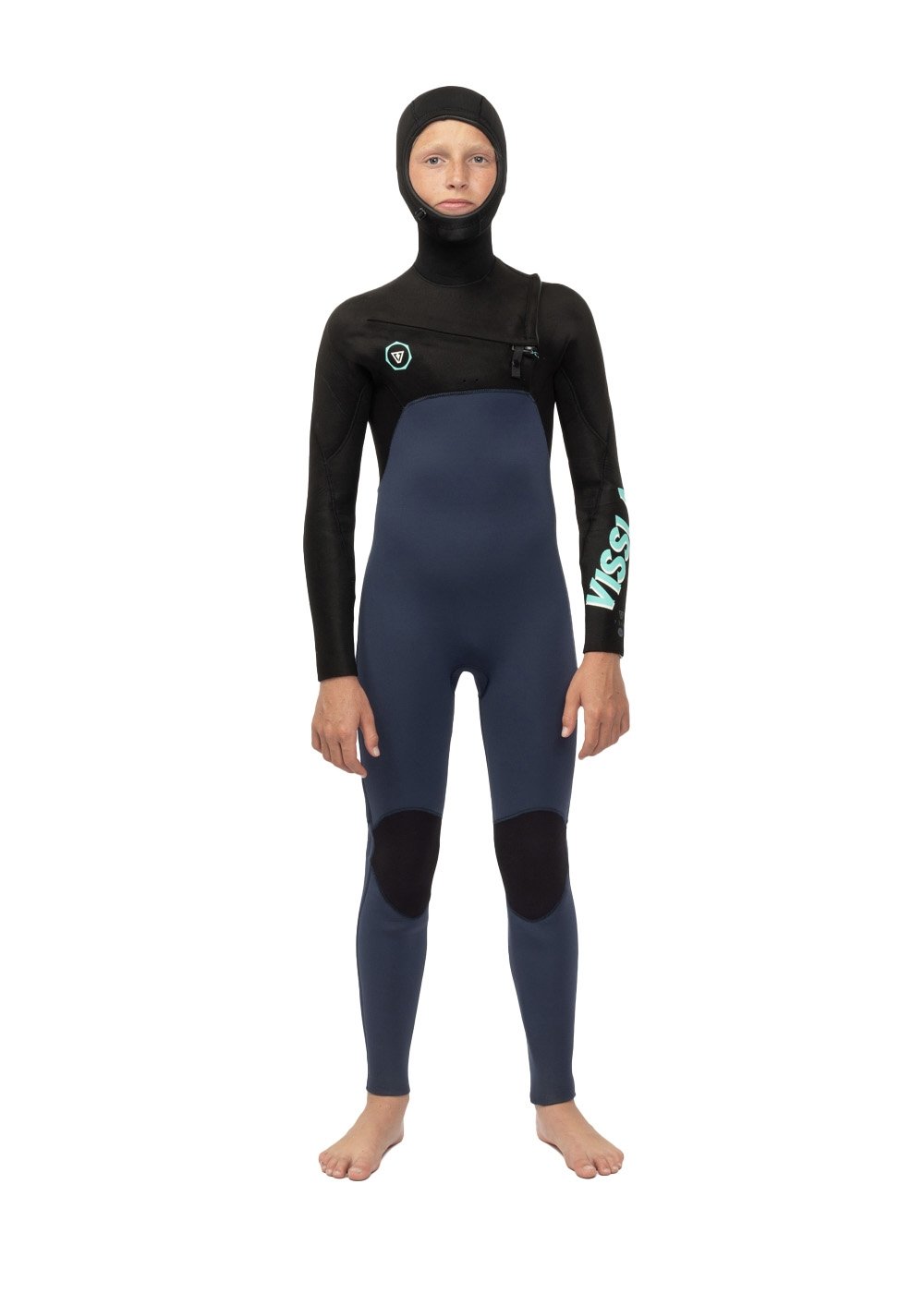 Vissla Boys Seven Seas 5-4-3 Hooded Chest Zip