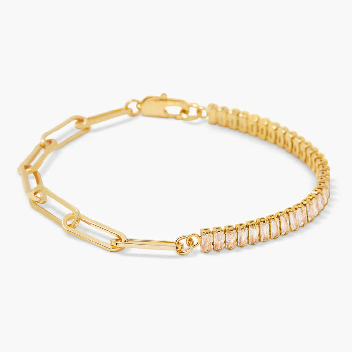 Pulsera de tenis con piedra de nacimiento