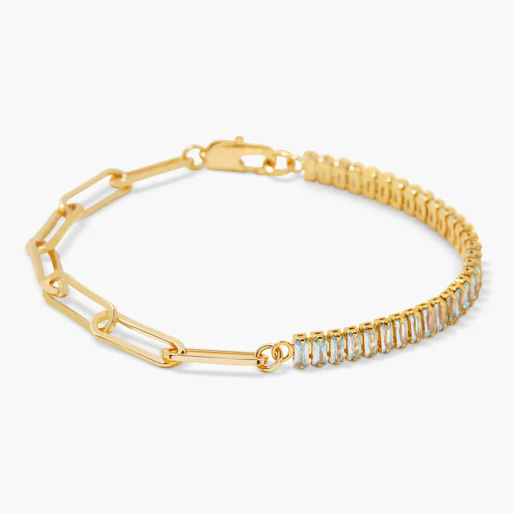 Pulsera de tenis con piedra de nacimiento