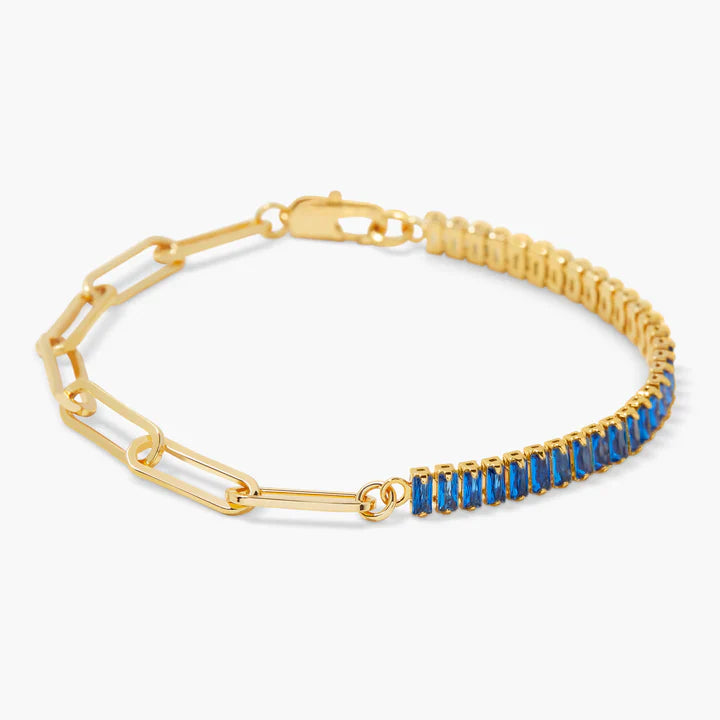 Pulsera de tenis con piedra de nacimiento