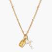 Birthstone Cross Necklace