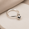 Baby Heart Dangle Ring
