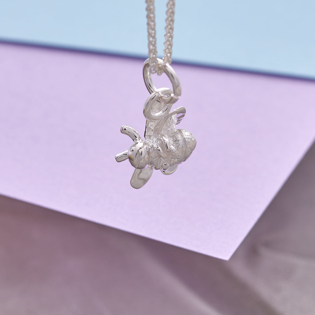 Bumble Bee Silver Charm