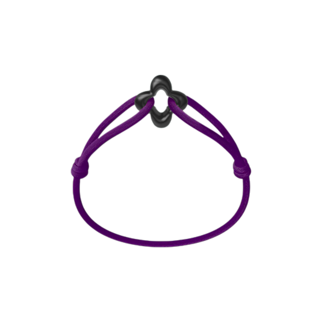 Black Clover Cord Bracelet