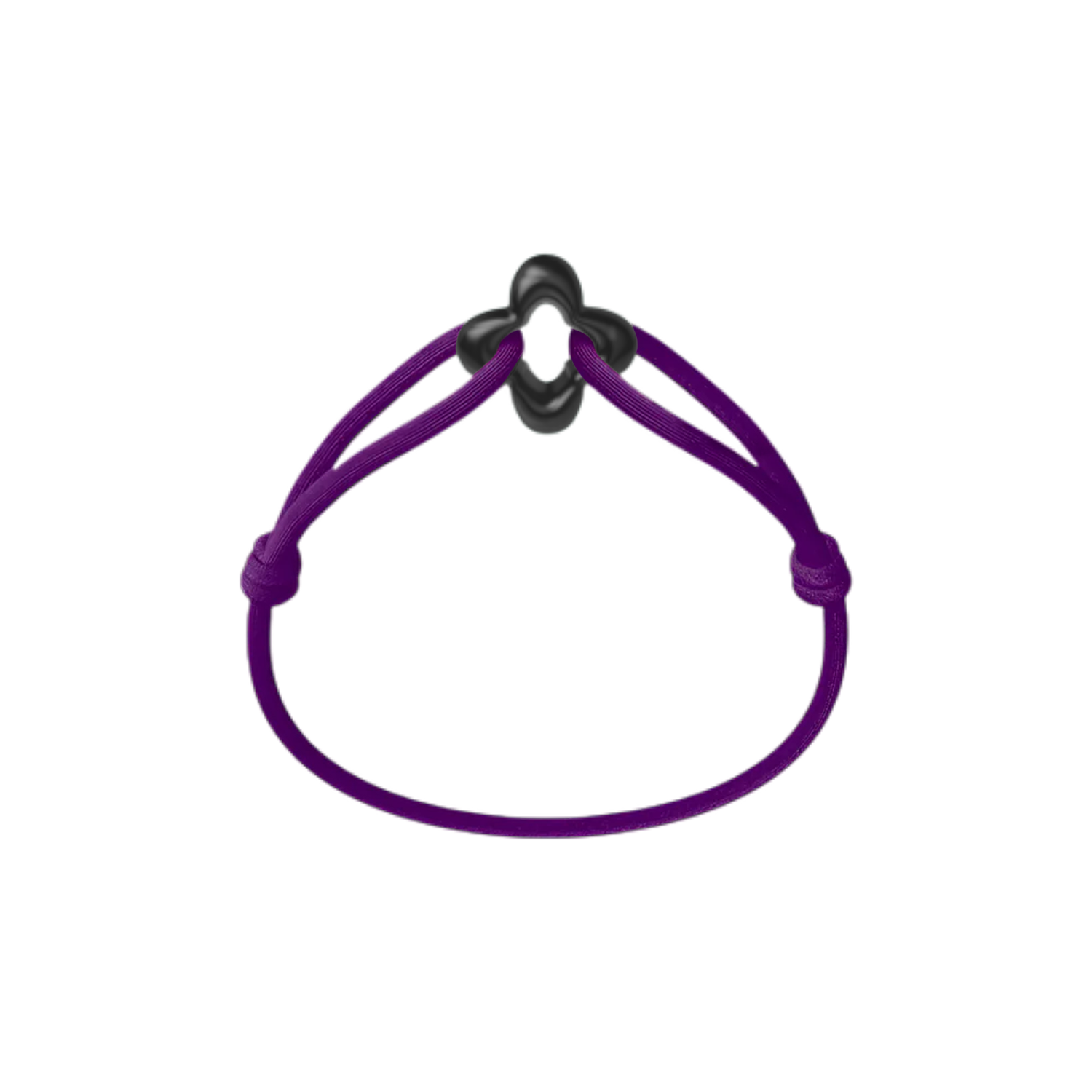 Black Clover Cord Bracelet