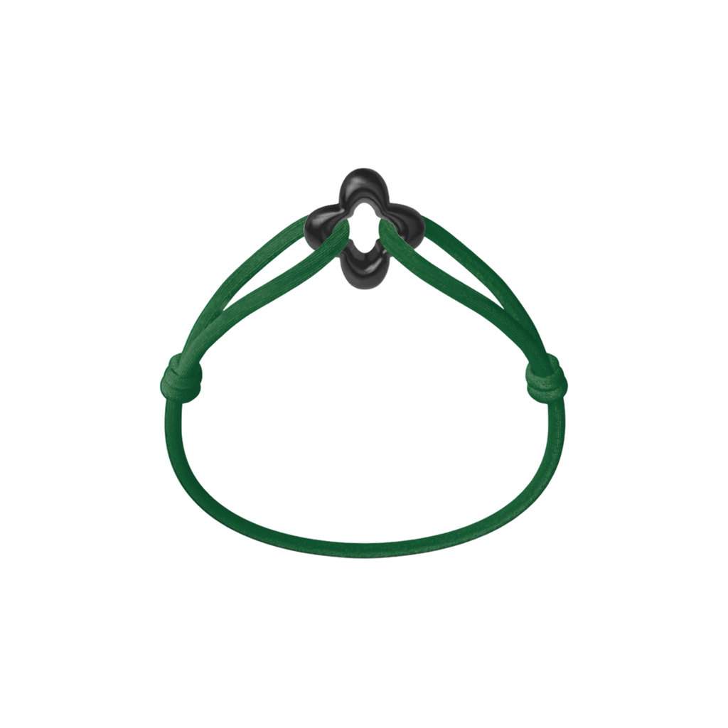 Black Clover Cord Bracelet