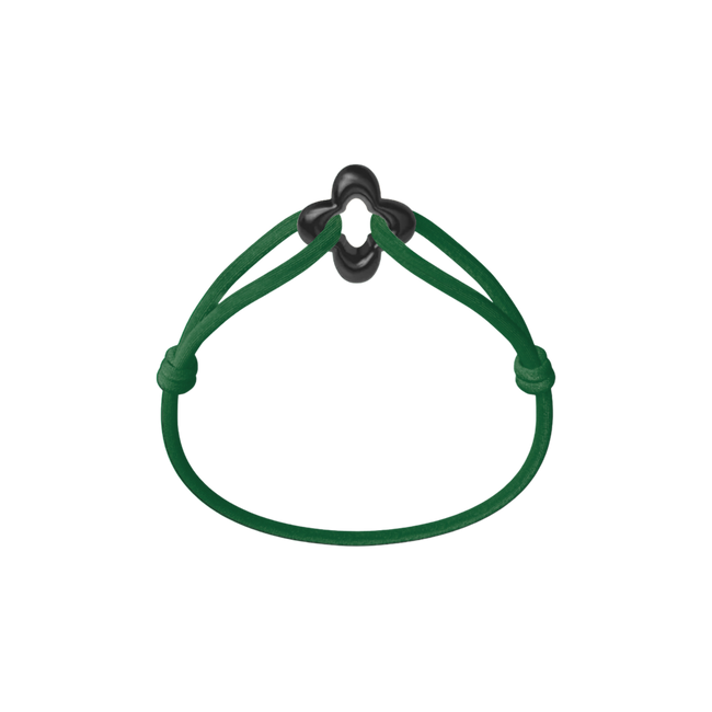 Black Clover Cord Bracelet