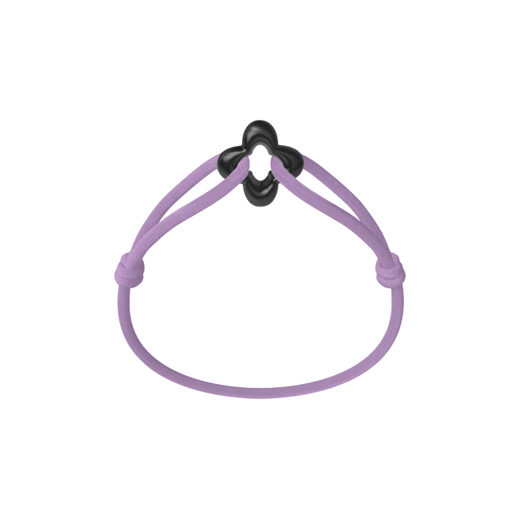 Black Clover Cord Bracelet