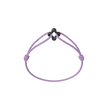 Mini Black Clover Cord Bracelet
