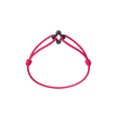 Mini Black Clover Cord Bracelet