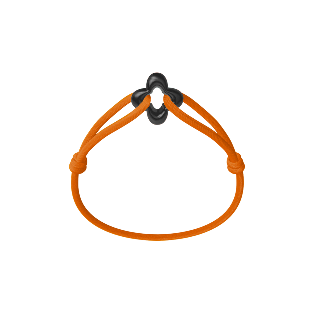 Black Clover Cord Bracelet