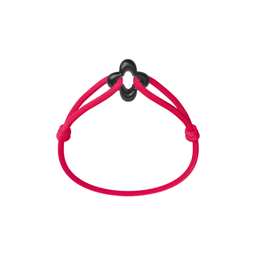 Black Clover Cord Bracelet