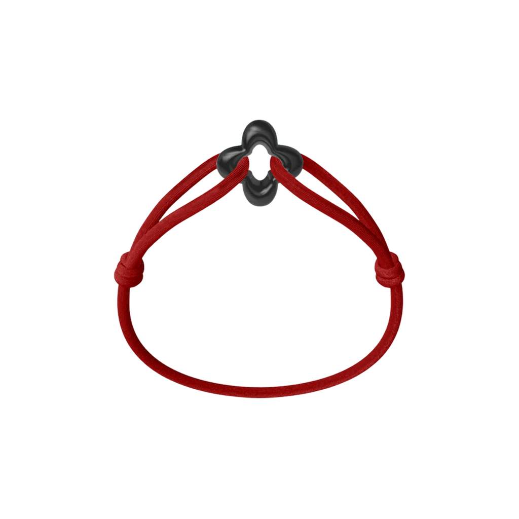 Black Clover Cord Bracelet