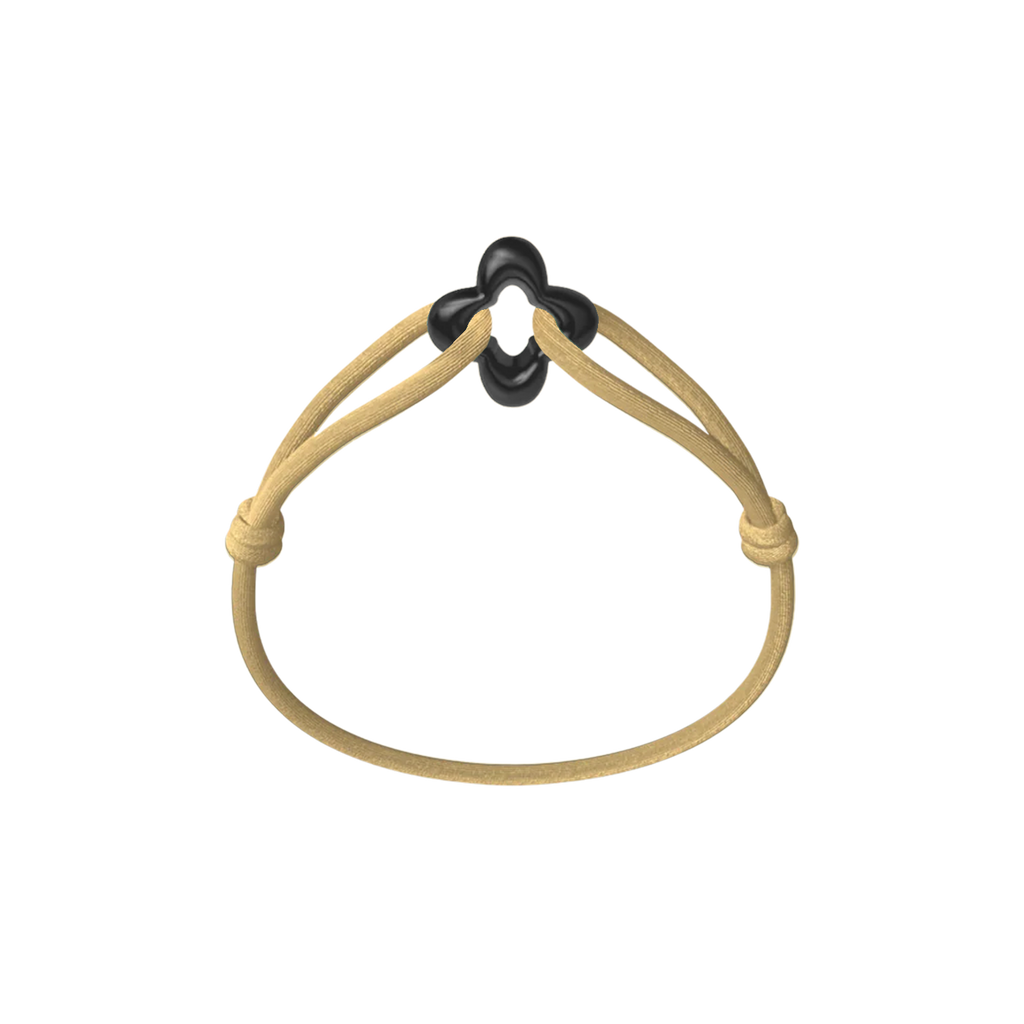 Black Clover Cord Bracelet