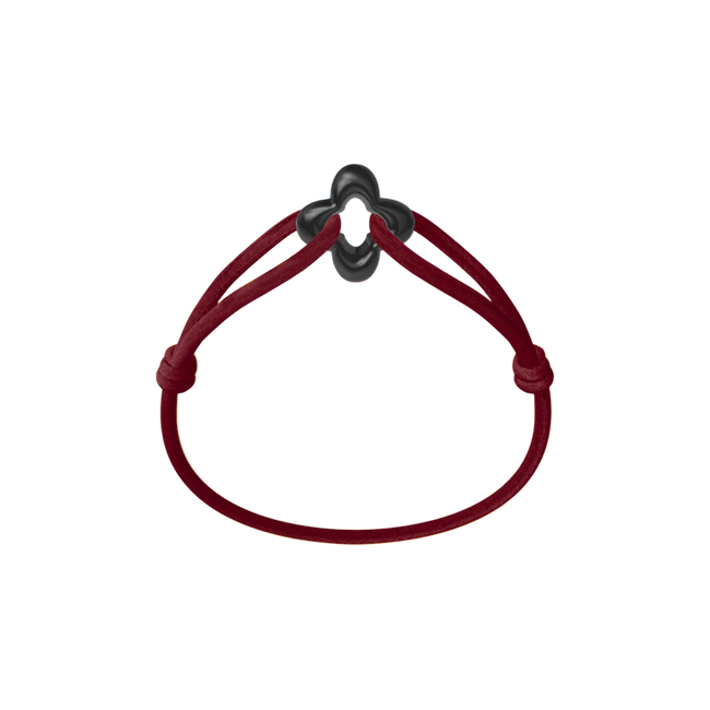 Black Clover Cord Bracelet