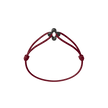 Mini Black Clover Cord Bracelet
