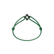 Mini Black Clover Cord Bracelet