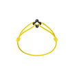 Mini Black Clover Cord Bracelet