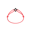 Mini Black Clover Cord Bracelet