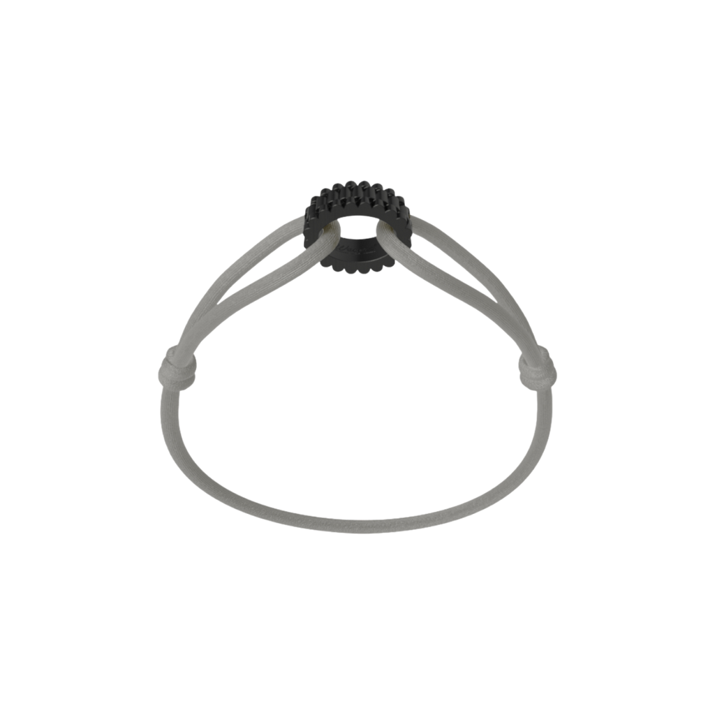 Carbon Regent Cord Bracelet