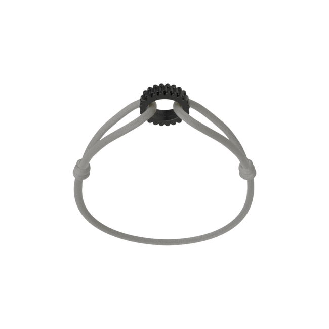 Carbon Regent Cord Bracelet