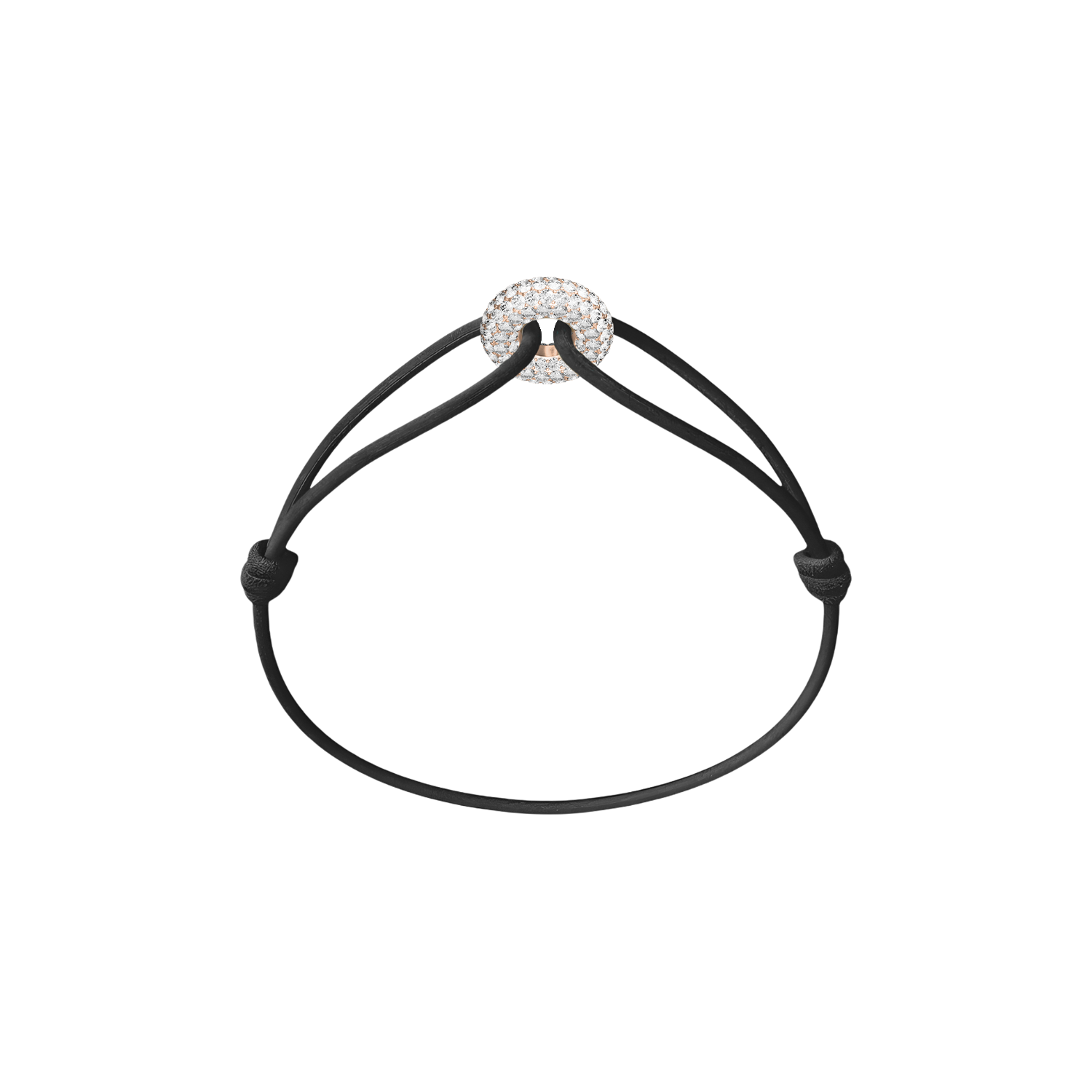 Mini Rose Soho Pavé Cord Bracelet