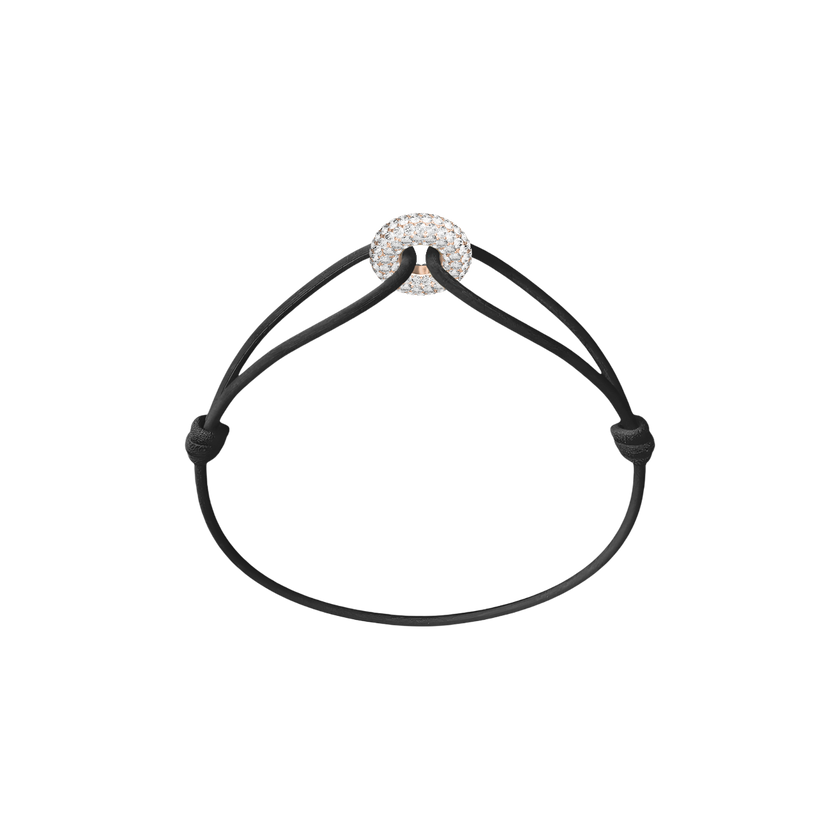 Mini Rose Soho Pavé Cord Bracelet
