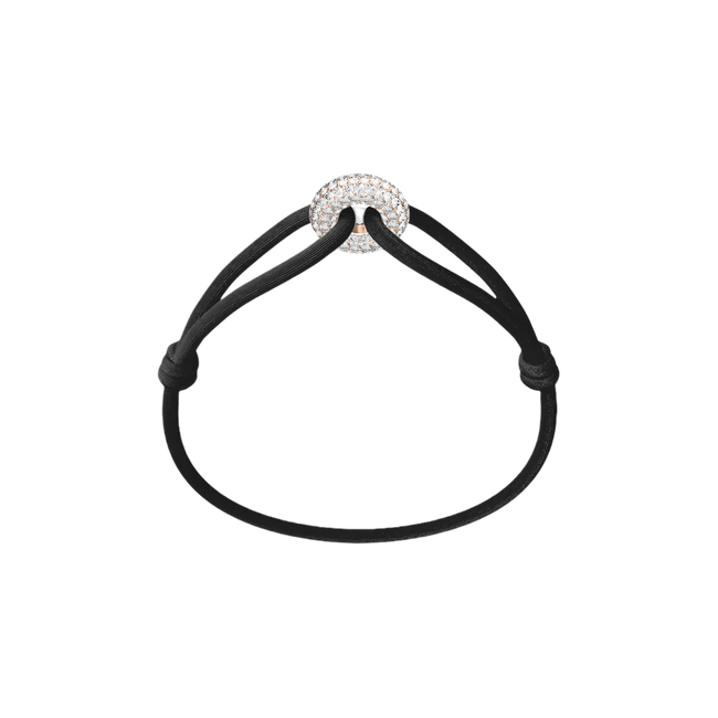 Rose Soho Pavé Cord Bracelet