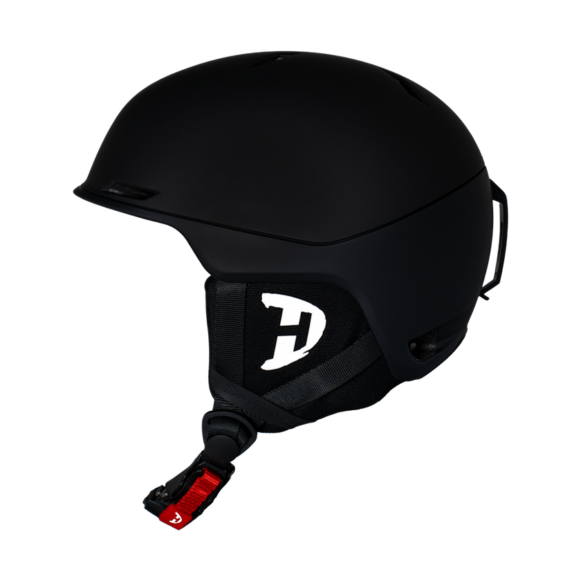 Daytona Steeze Snowboard Helmet - Adjustable Helmet for Men, Women & Youth - Dull Black Finish