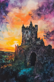 Blarney Castle Sunset Canvas