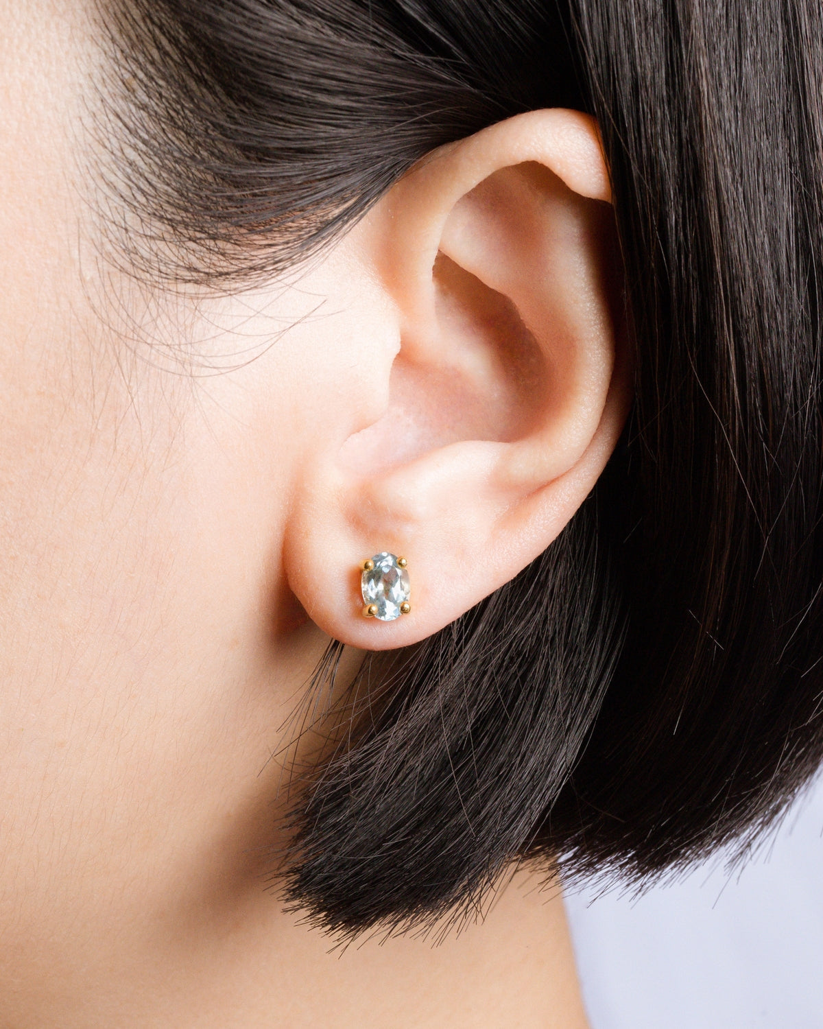 Mini Set 2 - Blue Topaz Jewellery Set in 18k Gold Vermeil
