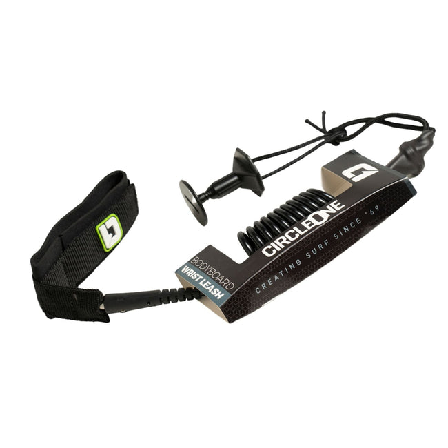 Aufgerollte Bodyboard-Handgelenksleine, 1 Meter (5 mm Durchmesser)