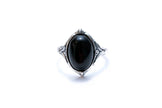 Boho Cherry Red Amber Ring