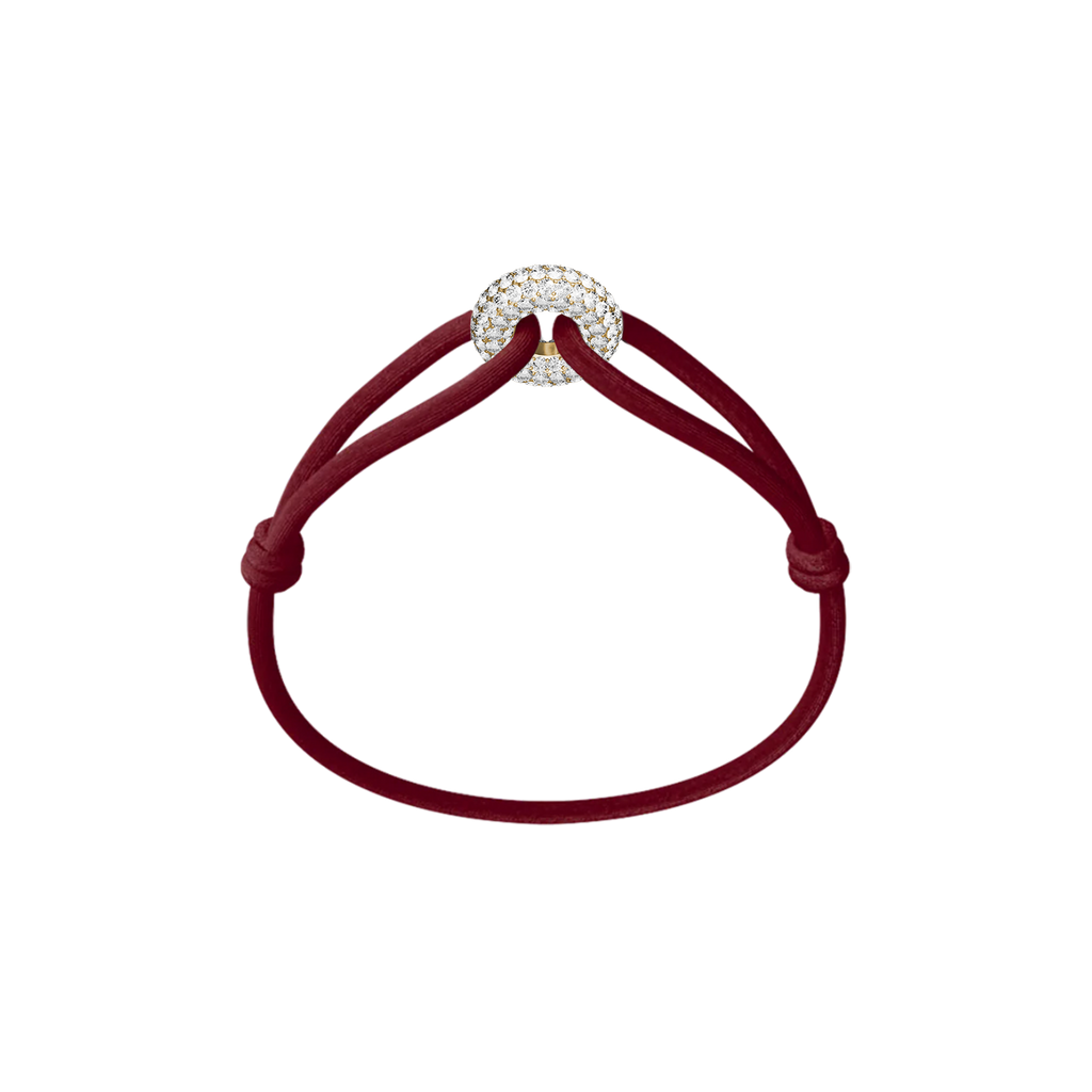 Golden Soho Pavé Cord Bracelet