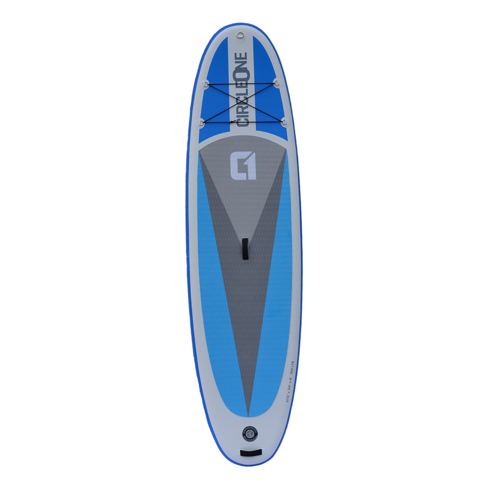 10ft 6 Double Layer Inflatable Paddle Board SUP Package - Circle One