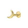 Beginnings Crescent Moon Labret Stud Earring