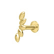 Beginnings Plain Navette Cluster Labret Stud Earring