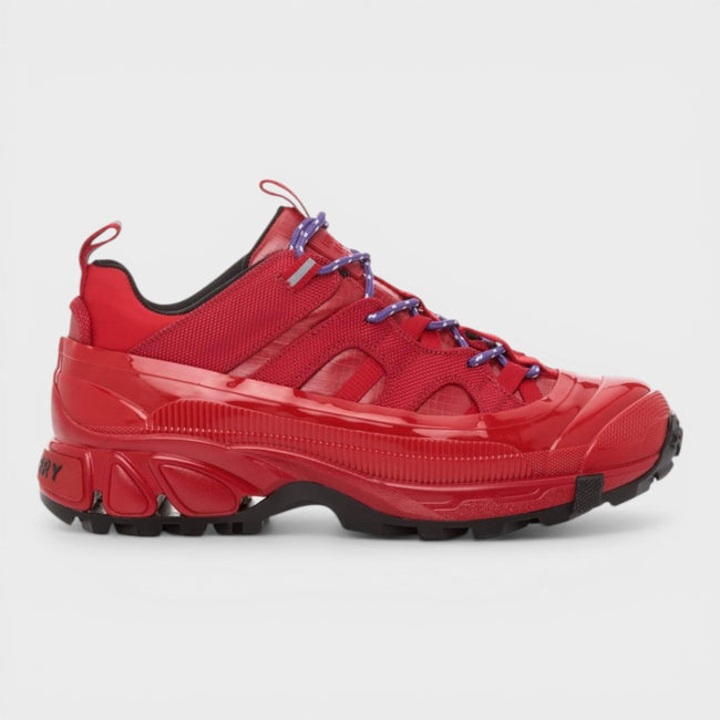 Arthur Statement Sneaker Rot Schwarz