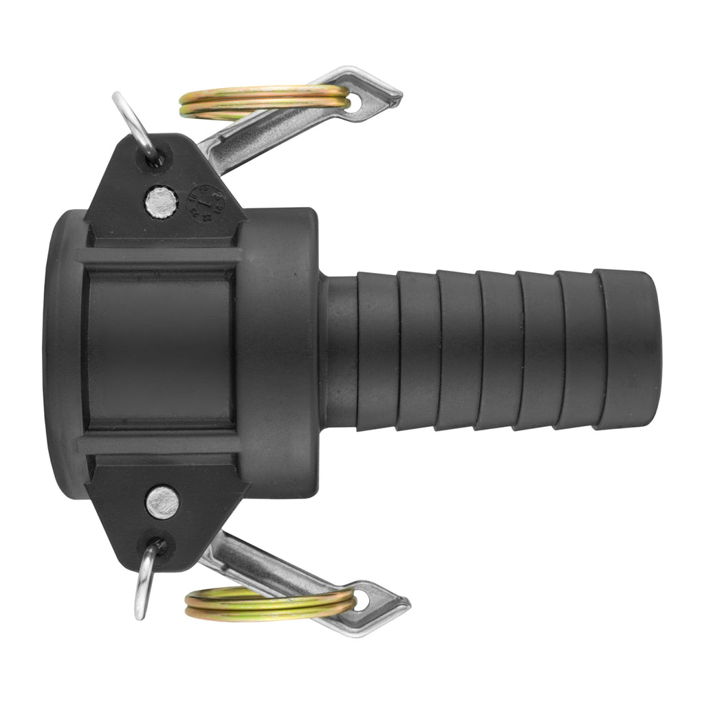 IBC 2” S60X6 Valve with IBC S60X6 - 2” Camlock Fitting and 2” Type C Camlock