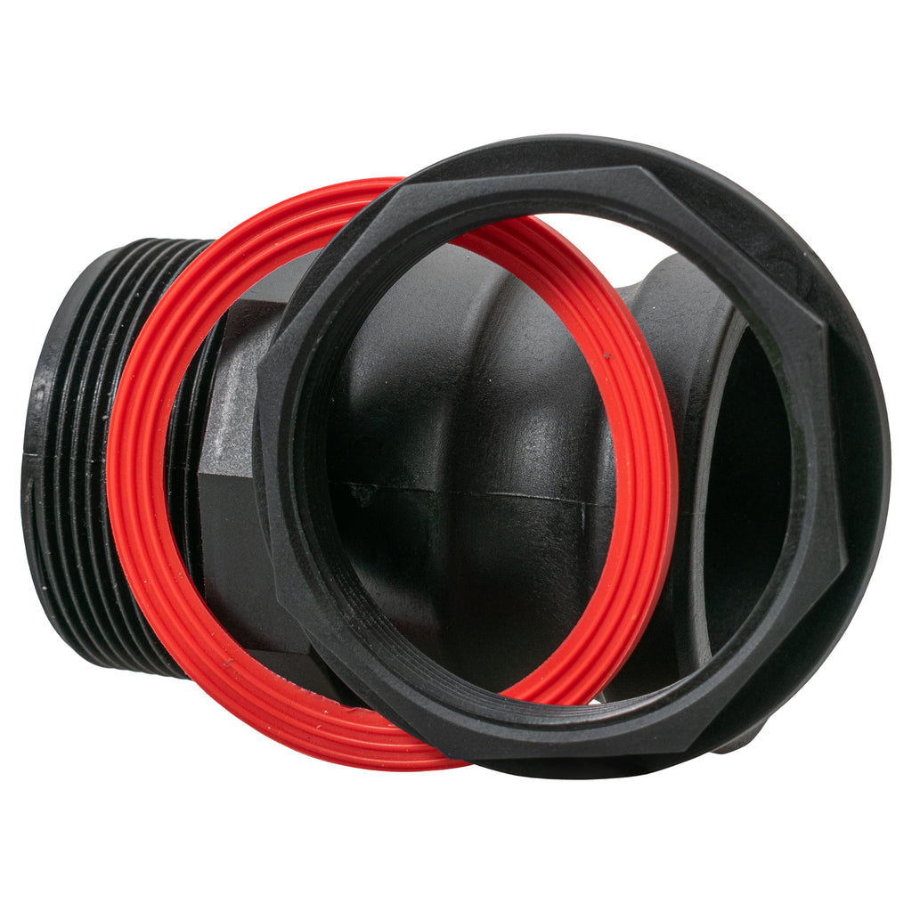 Camlock Male - Water Butt Connector with Hose Tail Elbow