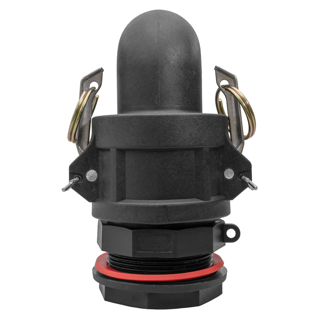 Camlock Male - Water Butt Connector with Hose Tail Elbow