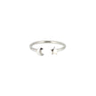 Moon and Star Ring