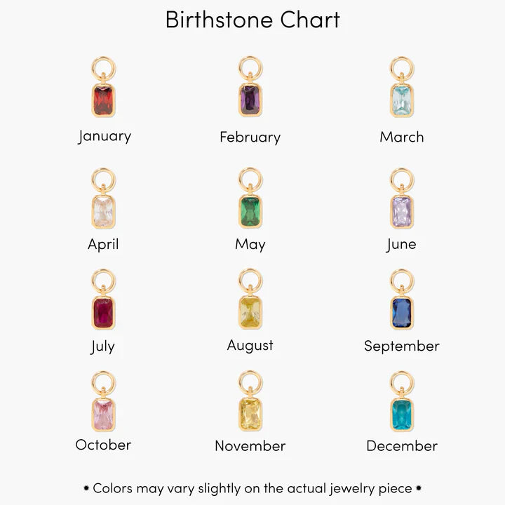 Birthstone Cross Necklace