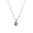 Collar de cadena con trébol de la suerte