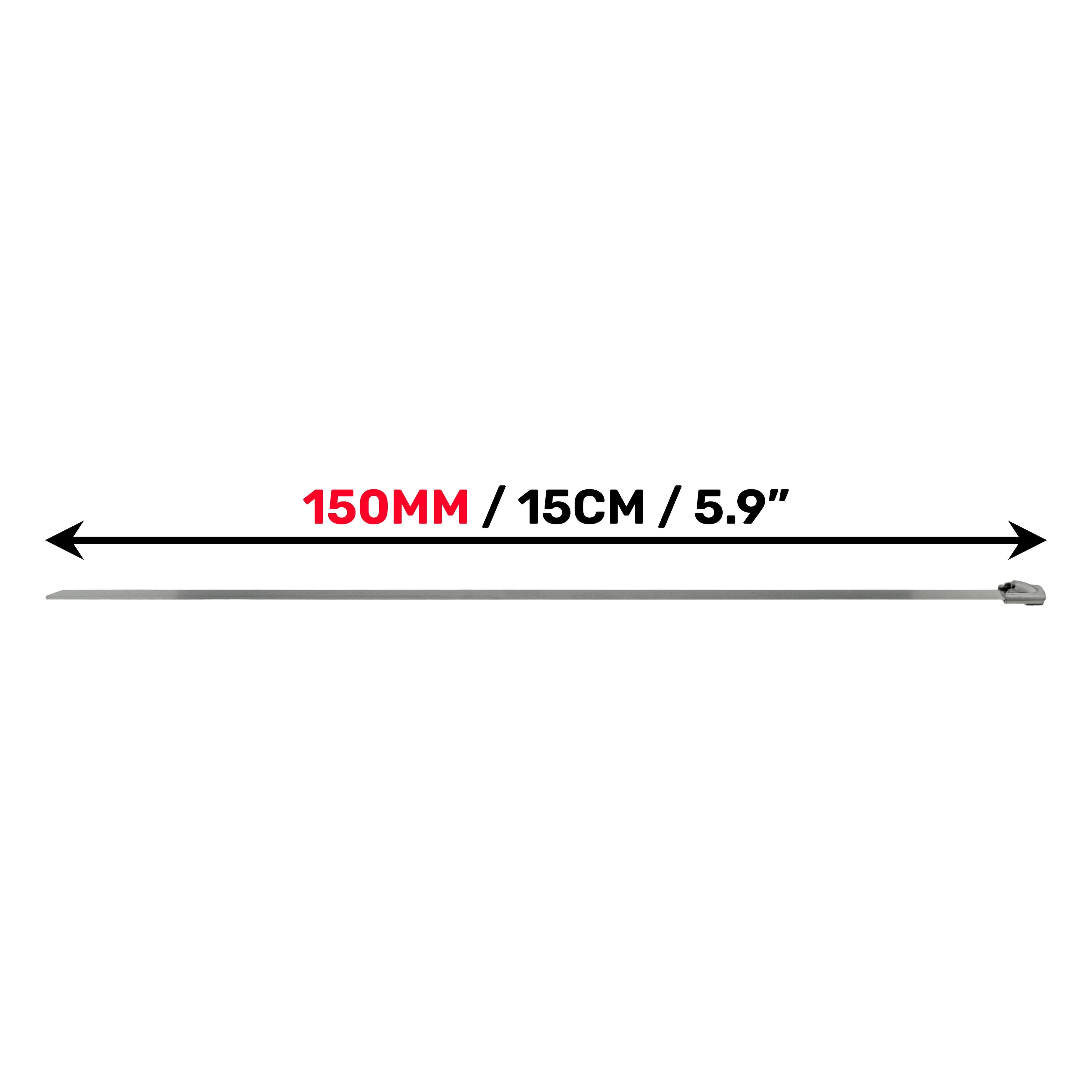 Stainless Steel Cable Ties 4.6mm x 150mm