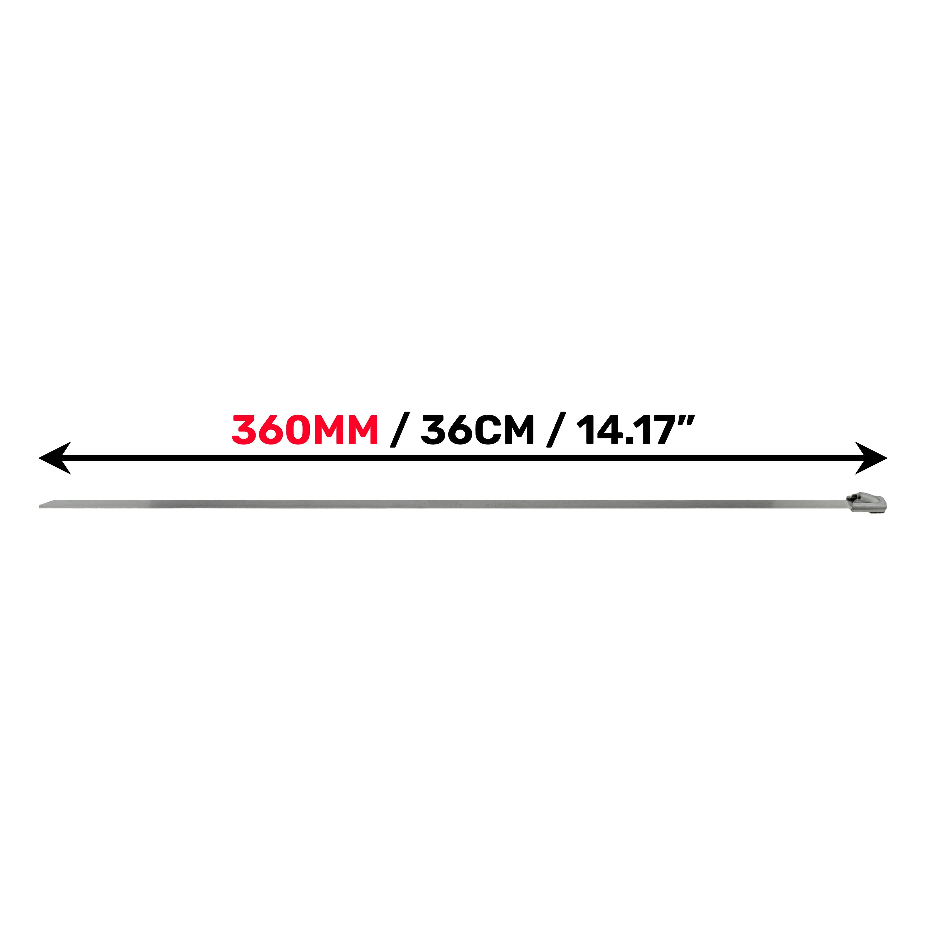 Stainless Steel Cable Ties 4.6mm x 360mm